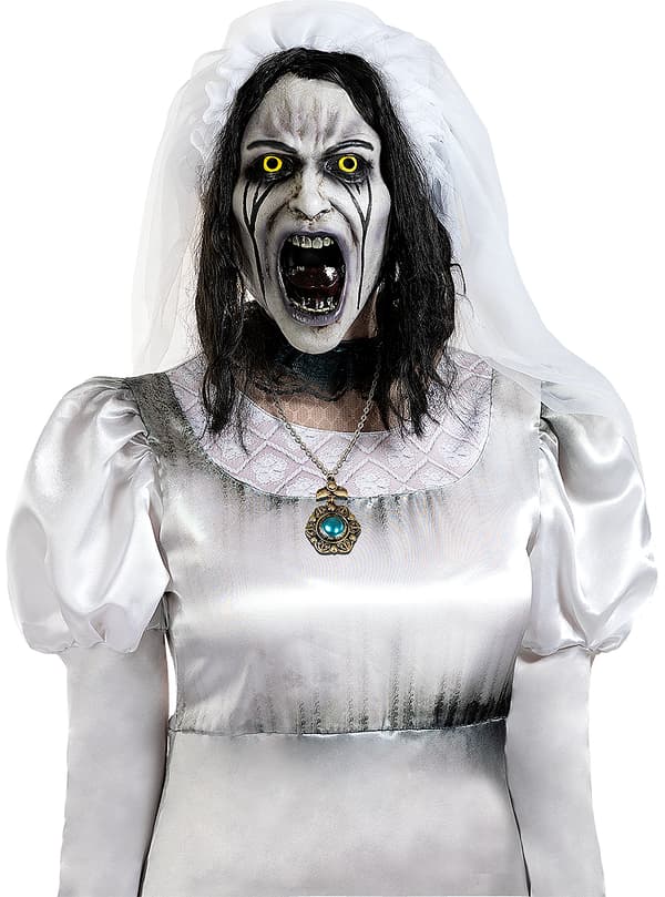 Funidelia | Deluxe La Llorona Naamio VIRALLINEN naisille ja miehille ▶ Kauhuelokuvat, The Warren Files, Halloween, Kauhu, asusteet asuihin