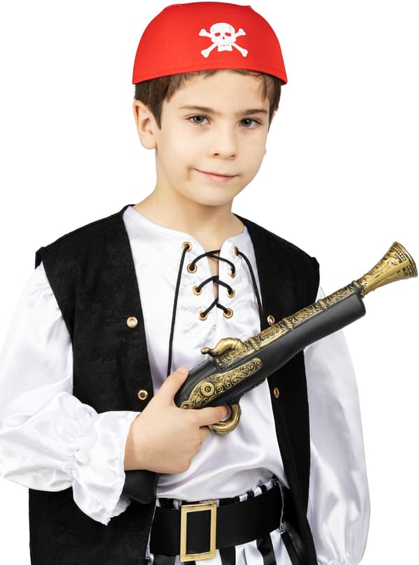 Röd döskalle Bandana för barn
