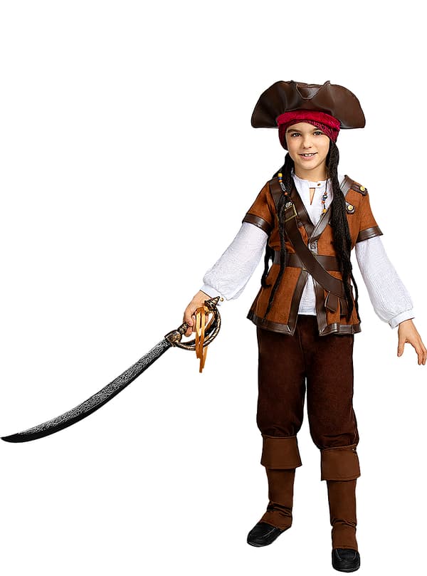 Brun Pirat hatt för barn