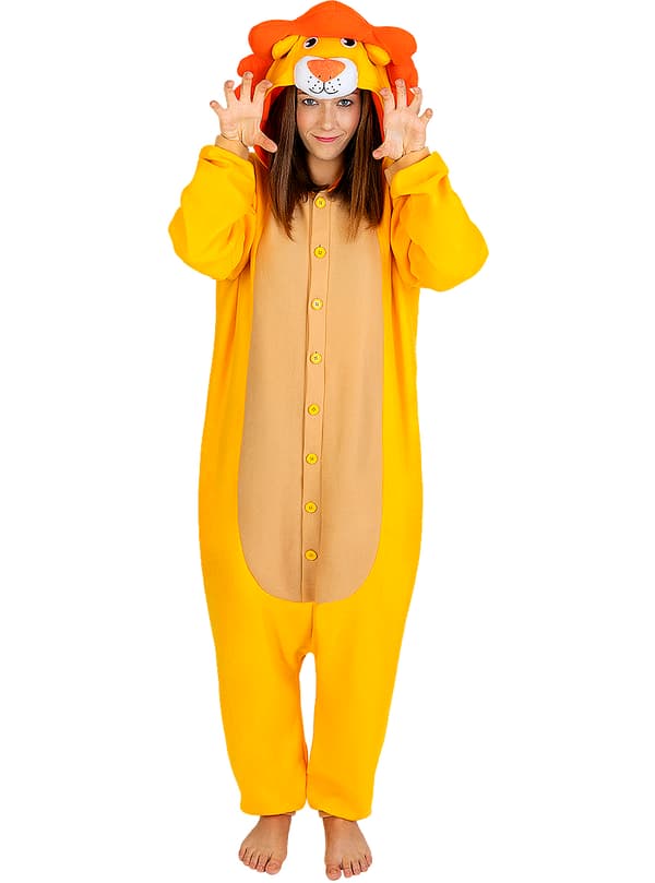 Onesie Løve Kostume