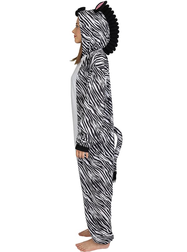 Onesie Zebra Kostume