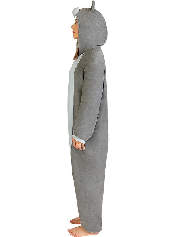 Onesie Flodhäst Maskeraddräkt för vuxen