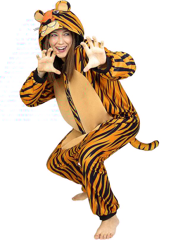 Onesie Tiger Kostyme S-M
