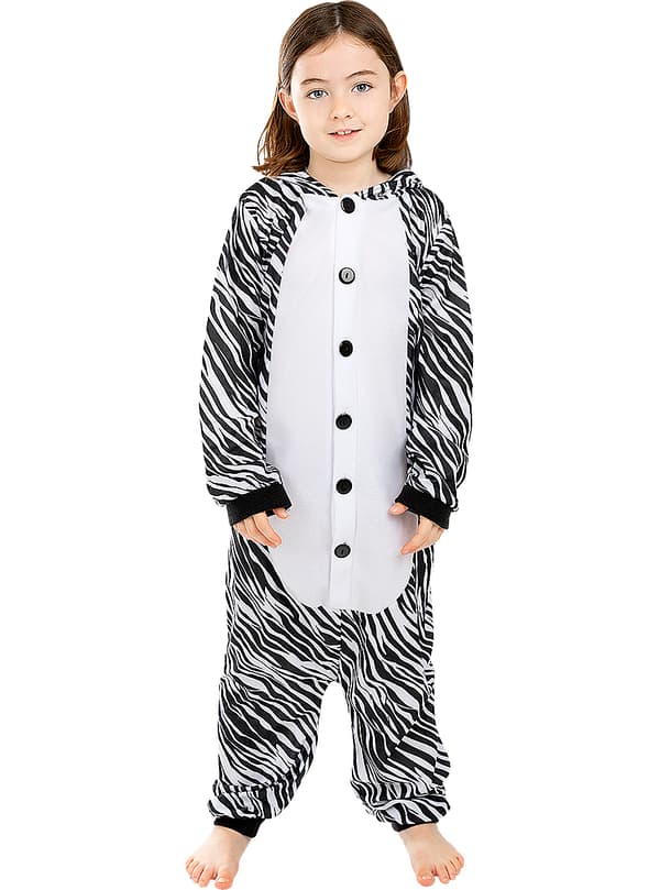 Onesie Zebra Kostyme til Barn