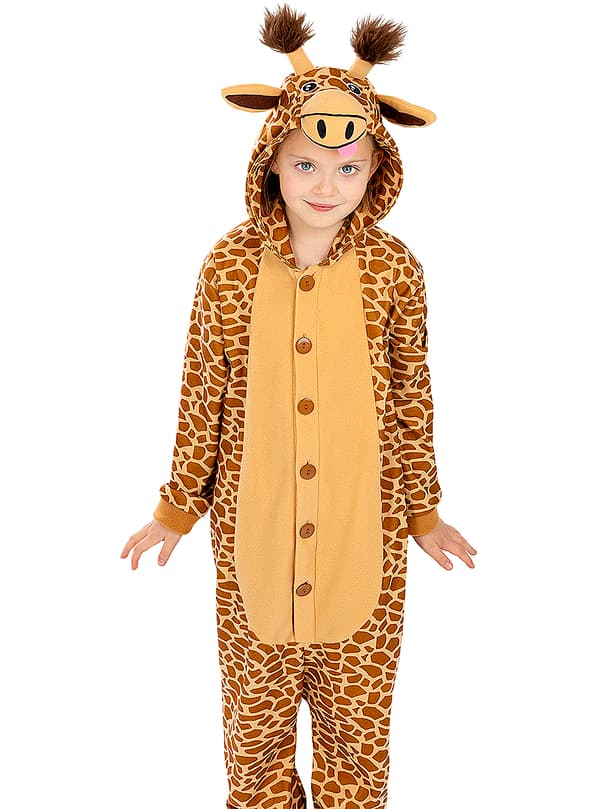 Kigurumi Giraff Maskeraddräkt för barn