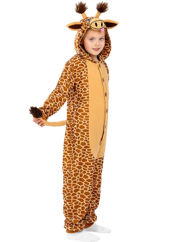 Kigurumi Giraff Maskeraddräkt för barn