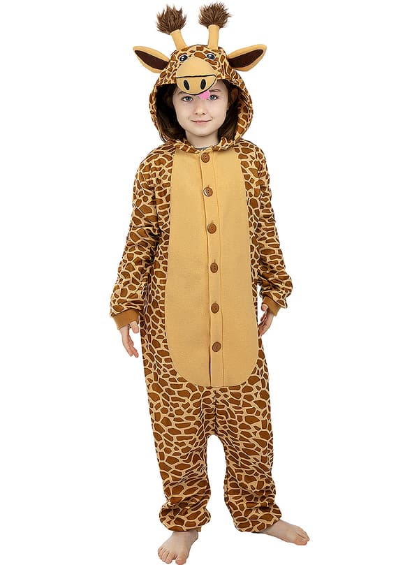 Kigurumi Giraff Maskeraddräkt för barn