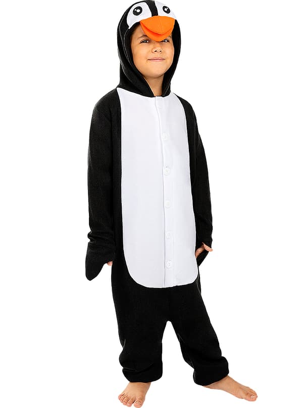 Onesie Pingvin Kostyme til Barn