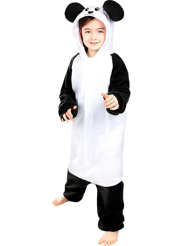 Kigurumi Panda Maskeraddräkt för barn