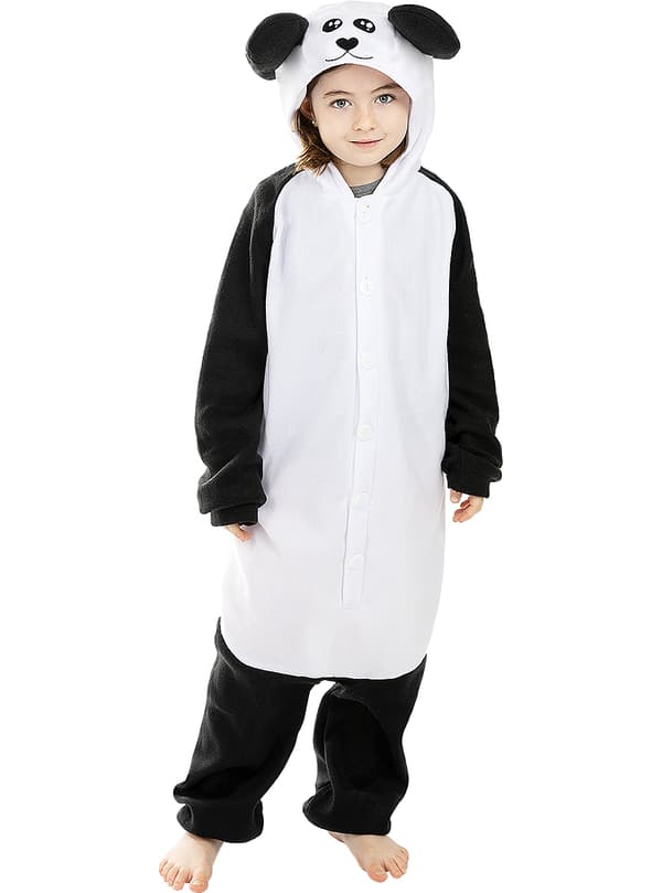 Onesie Panda Kostume til Børn 10-12 years