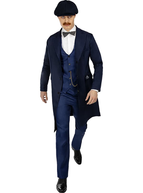 Funidelia | Arthur Shelby Maskeraddräkt - Peaky Blinders för herr ▶ 20 tals, Filmer & Serier, Gangster - Flerfärgad XL