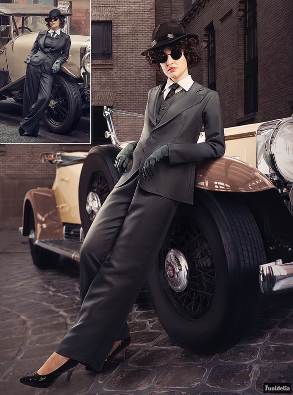 Funidelia | Polly Gray Kostume - Peaky Blinders til kvinder ▶ 20'erne, Film & Serier, Gangstere - Multifarvet