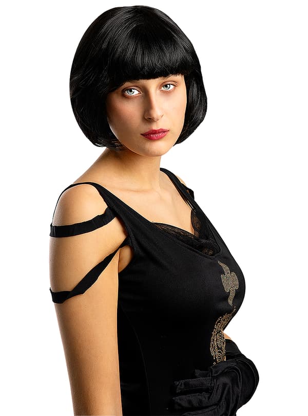 Svart Flapper Parykk