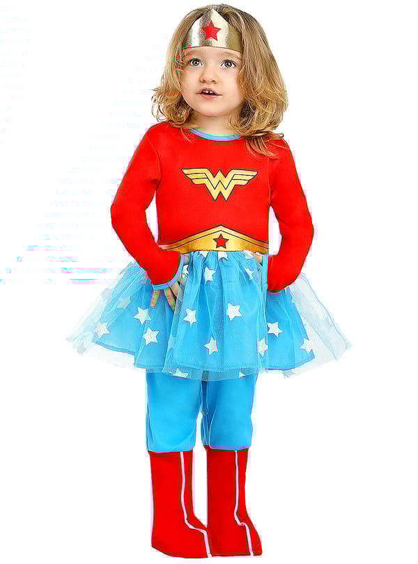 Funidelia | Wonder Woman Kostume OFFICIELLE til babyer ▶ Superhelte, DC Comics, Justice League - Multifarvet 6-12 months
