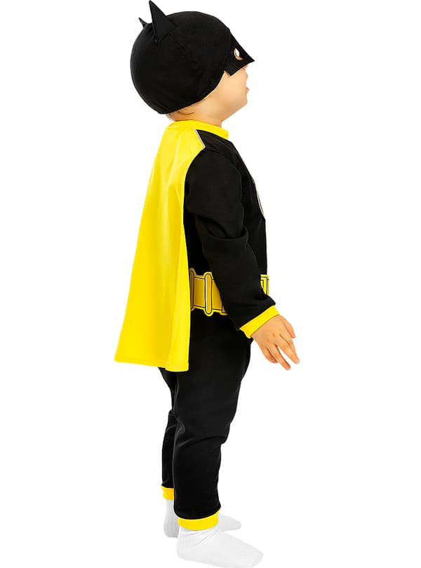 Funidelia | Batman Maskeraddräkt OFFICIELLA för bebis ▶ The Dark Knight, Superhjältar, DC Comics, Läderlappen - Flerfärgad