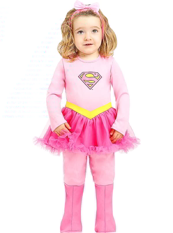 Funidelia | Supergirl Kostyme OFFISIELL til babyer ▶ Kara Zor-El, Superhelt, DC Comics - Flerfarget