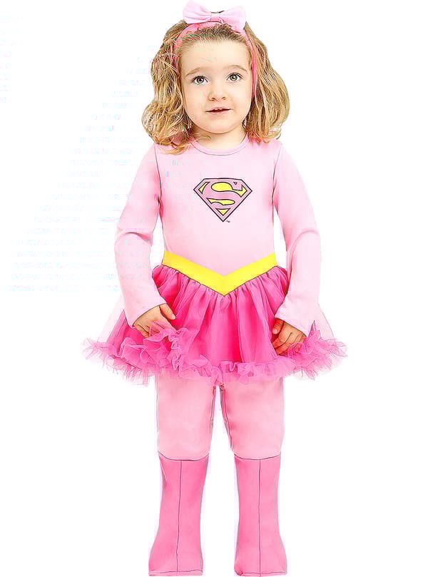 Funidelia | Supergirl Kostyme OFFISIELL til babyer ▶ Kara Zor-El, Superhelt, DC Comics - Flerfarget