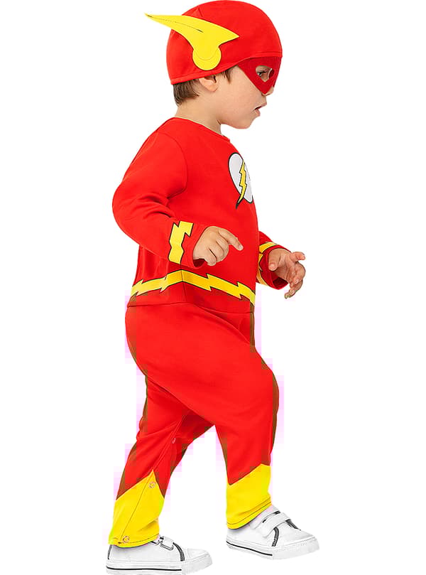 Funidelia | Flash Maskeraddräkt OFFICIELLA för bebis ▶ Superhjältar, DC Comics, Justice League - Flerfärgad