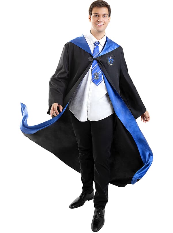 Funidelia | Harry Potter Ravenclaw Slips OFFICIELLE til kvinder og mænd ▶ Hogwarts, Troldmænd, Film & Serier - Blå, tilbehør til kostume