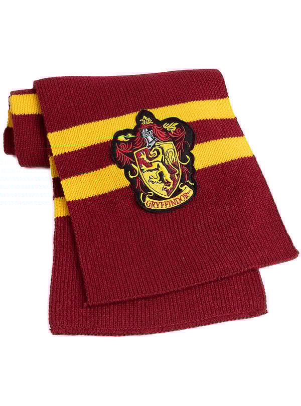 Funidelia | Harry Potter Gryffindor Halstørklæde OFFICIELLE til kvinder og mænd ▶ Hogwarts, Troldmænd, Film & Serier, tilbehør til kostume