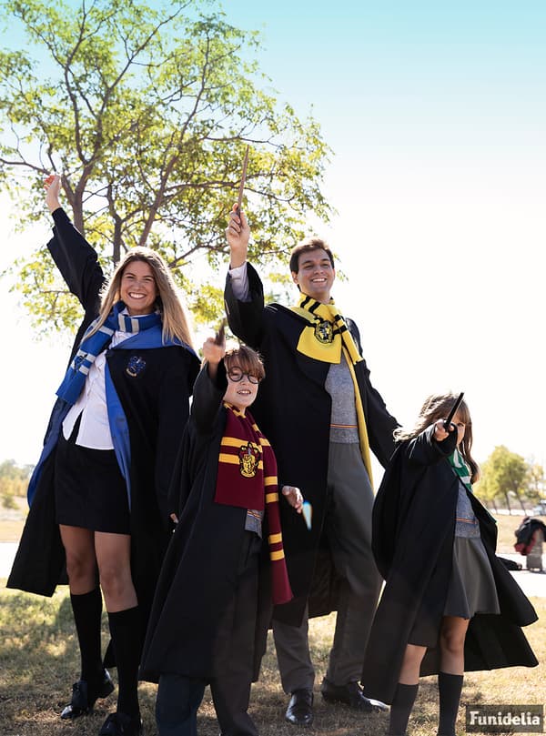 Funidelia | Harry Potter Ravnklo Skjerf OFFISIELL til dame og mann ▶ Galtvort, Trollmen, Tv og Film, Hogwarts, tilbehør til kostymer