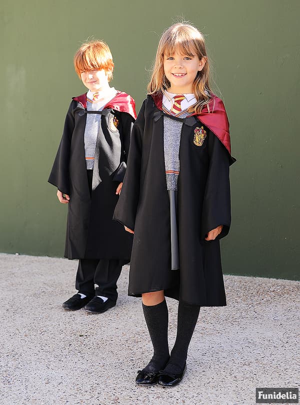 Funidelia | Hermione Granger Maskeraddräkt OFFICIELLA för flicka ▶ Gryffindor, Trollkarlar, Filmer & Serier, Hogwarts