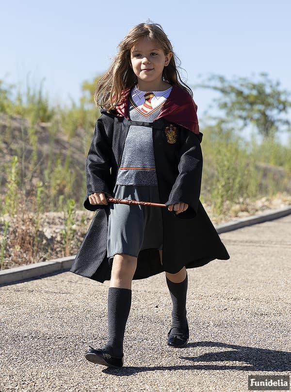 Funidelia | Hermione Granger Maskeraddräkt OFFICIELLA för flicka ▶ Gryffindor, Trollkarlar, Filmer & Serier, Hogwarts