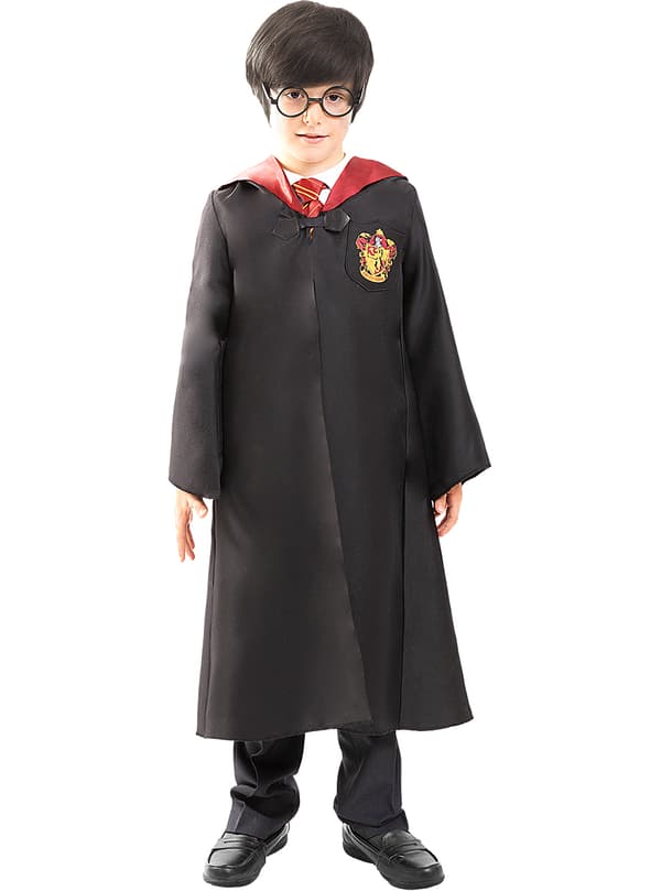 Funidelia | Harry Potter Gryffindor Kostume OFFICIELLE til piger og drenge ▶ Hogwarts, Troldmænd, Film & Serier