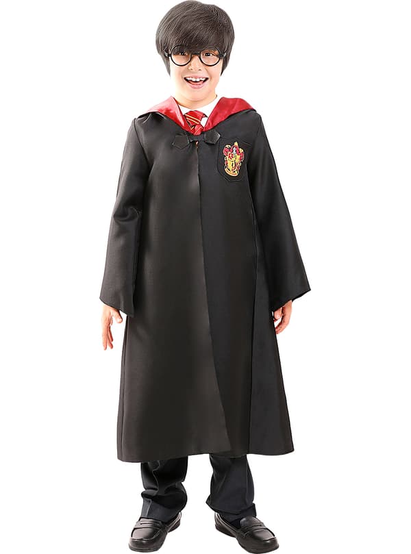 Funidelia | Harry Potter Gryffindor Kostume OFFICIELLE til piger og drenge ▶ Hogwarts, Troldmænd, Film & Serier