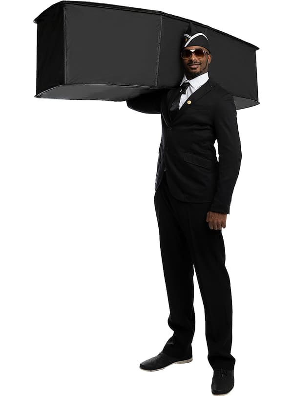 Meme Begravningsdans Coffin Uppblåsbar kista