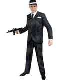 Miniatyrbillede 1 af 6: 1920erne Gangster Kostume i Sort