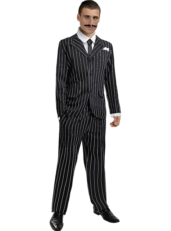 1920erne Gangster Kostume i Sort