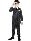 Miniatyrbillede 1 af 4: 1920erne Gangster Kostume i Sort til Børn