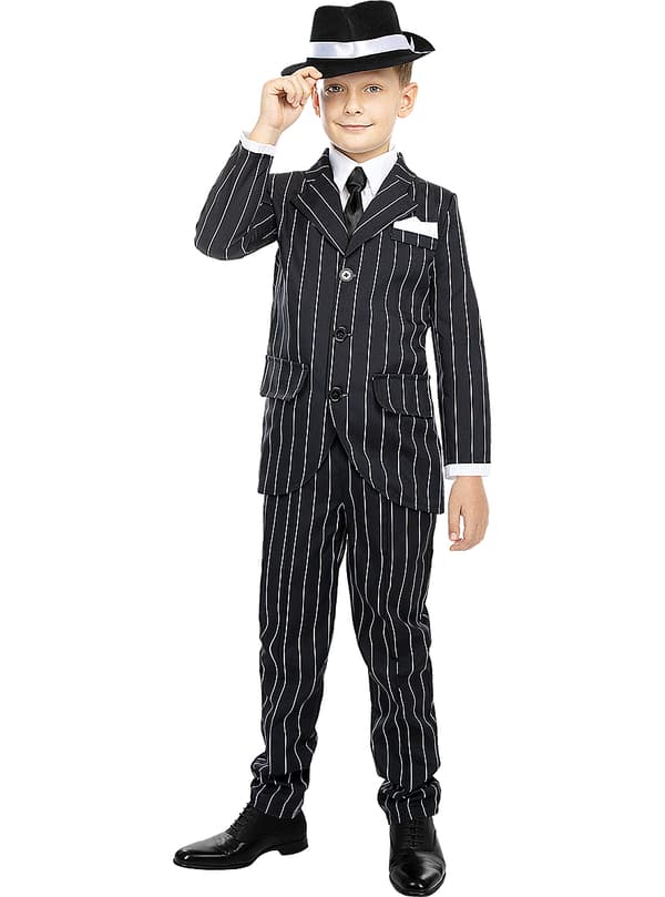 1920-Luvun lasten Gangsteri-Puku 10-12 years