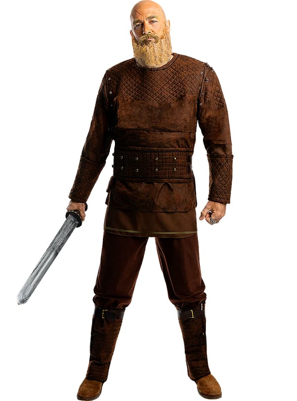 Funidelia | Ragnar Lothbrok Maskeraddräkt - Vikings OFFICIELLA för herr ▶ Vikings, Vikingar, Barbar, Nordisk - Flerfärgad