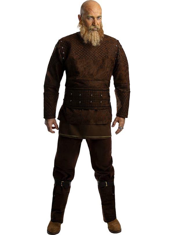Funidelia | Ragnar Lothbrok Maskeraddräkt - Vikings OFFICIELLA för herr ▶ Vikings, Vikingar, Barbar, Nordisk - Flerfärgad
