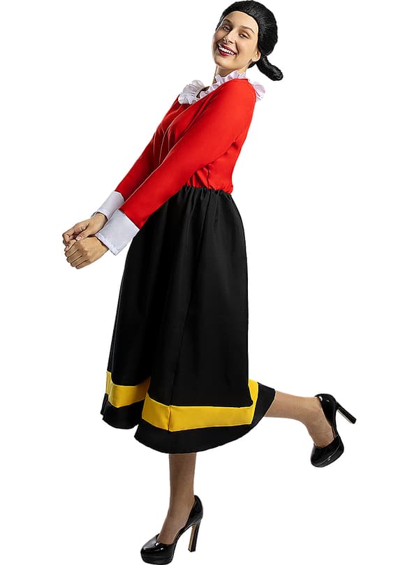 Funidelia | Olive Kostyme - Popeye OFFISIELL til dame ▶ Skipper'n, Tegneserie - Flerfarget S