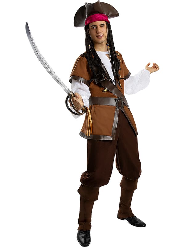 Funidelia | Pirat Kostume - Caribisk Samling til mænd ▶ Sørøver, Buccaneer - Multifarvet XXXXL