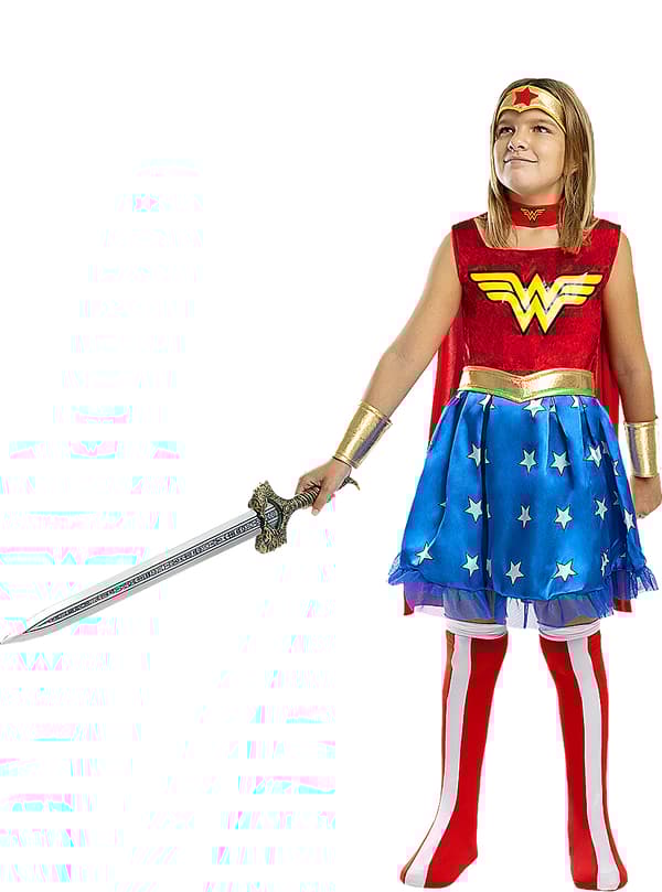 Funidelia | Wonder Woman kostume OFFICIELLE til piger ▶ Superhelte, DC Comics, Justice League - Multifarvet