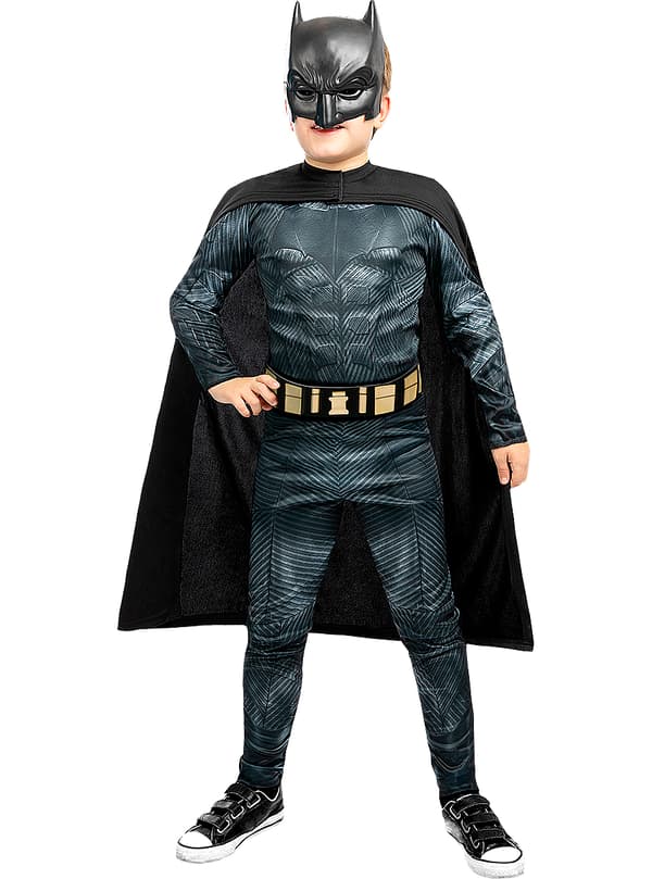 Funidelia | Batman Maskeraddräkt - Justice League OFFICIELLA för pokje ▶ The Dark Knight, Superhjältar, DC Comics, Läderlappen - Flerfärgad