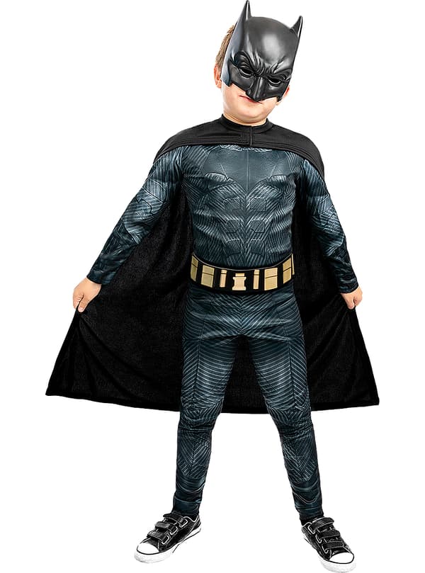Funidelia | Batman Maskeraddräkt - Justice League OFFICIELLA för pokje ▶ The Dark Knight, Superhjältar, DC Comics, Läderlappen - Flerfärgad