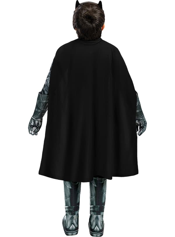Funidelia | Deluxe Batman Kostume - Justice League OFFICIELLE til drenge ▶ The Dark Knight, Superhelte, DC Comics, Flagermusmand - Multifarvet