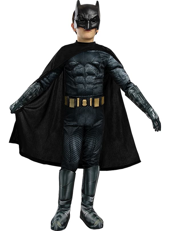 Funidelia | Deluxe Batman Asu - Justice League VIRALLINEN pojille ▶ The Dark Knight, Supersankarit, DC Comics, Lepakkomies - Monivärinen 3-4 years