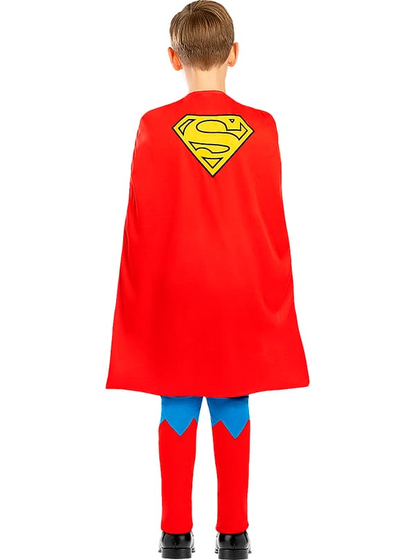 Funidelia | Klassisk Superman Kostyme OFFISIELL til gutter ▶ Man of Steel, Superhelt, DC Comics, Justice League - Flerfarget