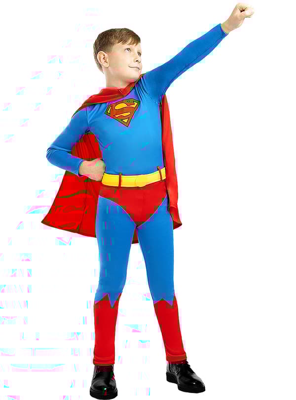 Funidelia | Klassisk Superman Maskeraddräkt OFFICIELLA för pokje ▶ Man of Steel, Superhjältar, DC Comics, Justice League - Flerfärgad