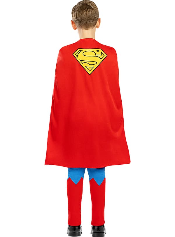 Funidelia | Klassisk Superman Kostyme OFFISIELL til gutter ▶ Man of Steel, Superhelt, DC Comics, Justice League - Flerfarget
