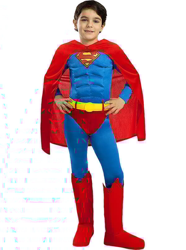 Funidelia | Deluxe Teräsmies Asu VIRALLINEN pojille ▶ Man of Steel, Supersankarit, DC Comics, Justice League - Monivärinen