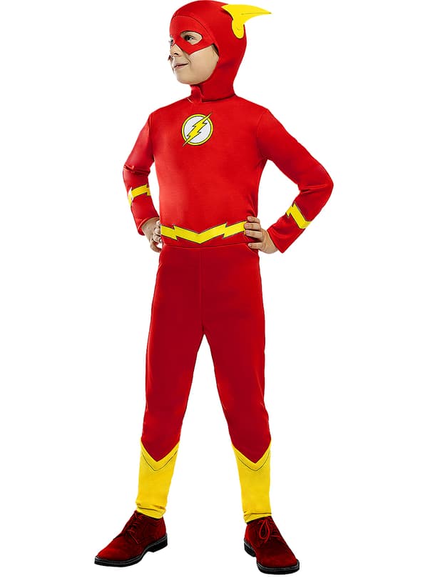 Funidelia | Flash Puku VIRALLINEN pojille ▶ Supersankarit, DC Comics, Justice League - Monivärinen 10-12 years