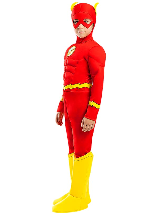 Funidelia | Deluxe Flash Kostyme OFFISIELL til gutter ▶ Superhelt, DC Comics, Justice League - Flerfarget