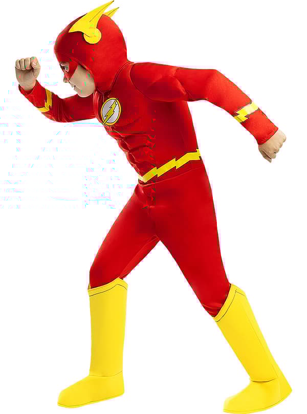 Funidelia | Deluxe Flash Kostyme OFFISIELL til gutter ▶ Superhelt, DC Comics, Justice League - Flerfarget